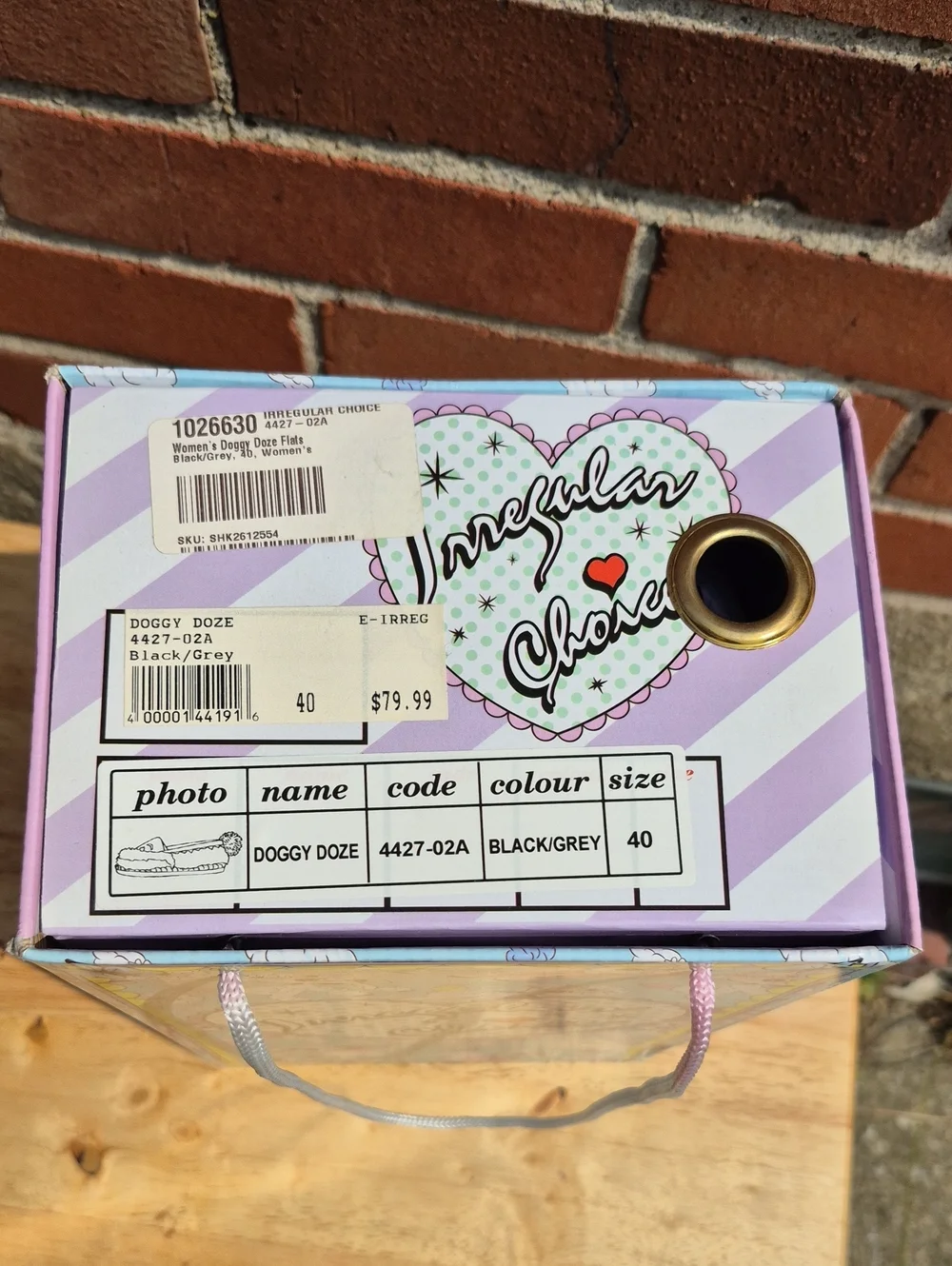 Irregular Choice Doggy Doze Size 40 Pull On Shoes - New